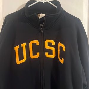 Black UCSC College University Jacket